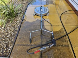 Patio Cleaning - what a big difference