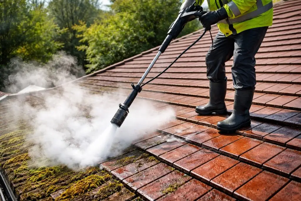 Steam Roof Cleaning